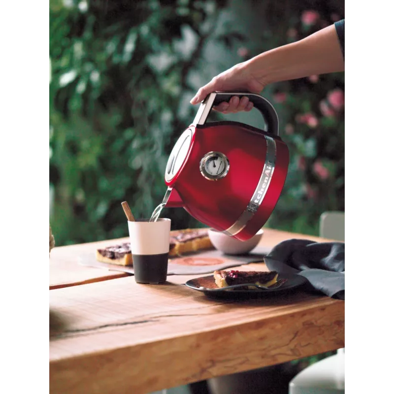 Czajnik elektryczny KITCHENAID 1,5 l 2400 W, stal nierdzewna/aluminium, 7 ustawień temperatury, Imperialna czerwień