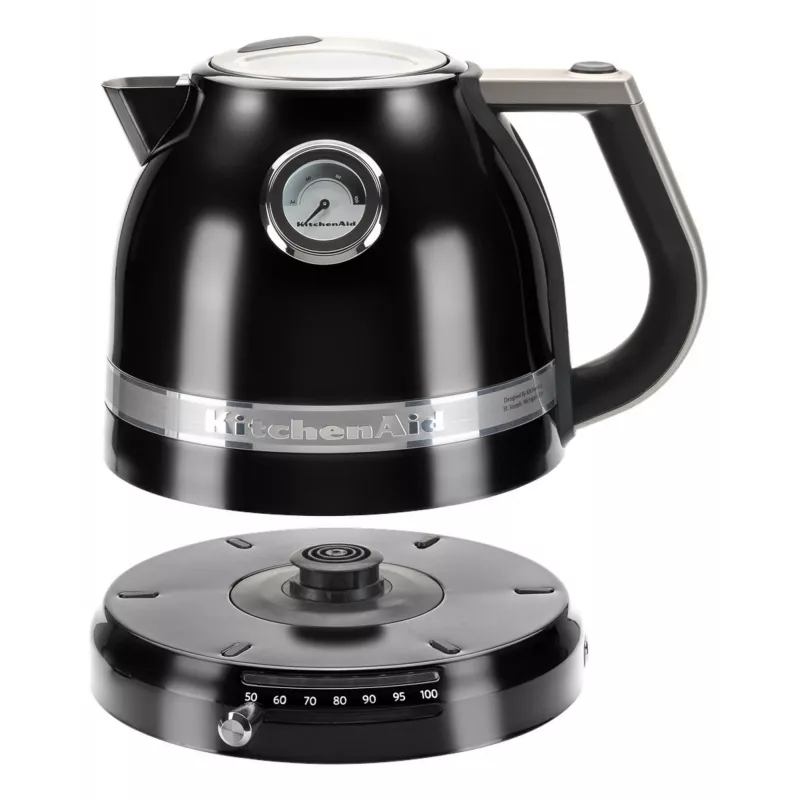 Czajnik elektryczny KITCHENAID 1,5 l 2400 W Czarny, 7 ustawień temperatury, stal nierdzewna/aluminium
