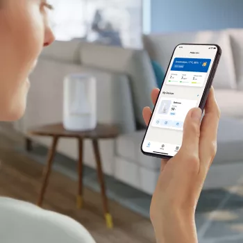 Philips 1000 series HU1510/04 humidifier Ultradźwiękowy 3 L Biały 19 W