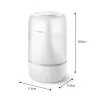 Philips 1000 series HU1510/04 humidifier Ultradźwiękowy 3 L Biały 19 W