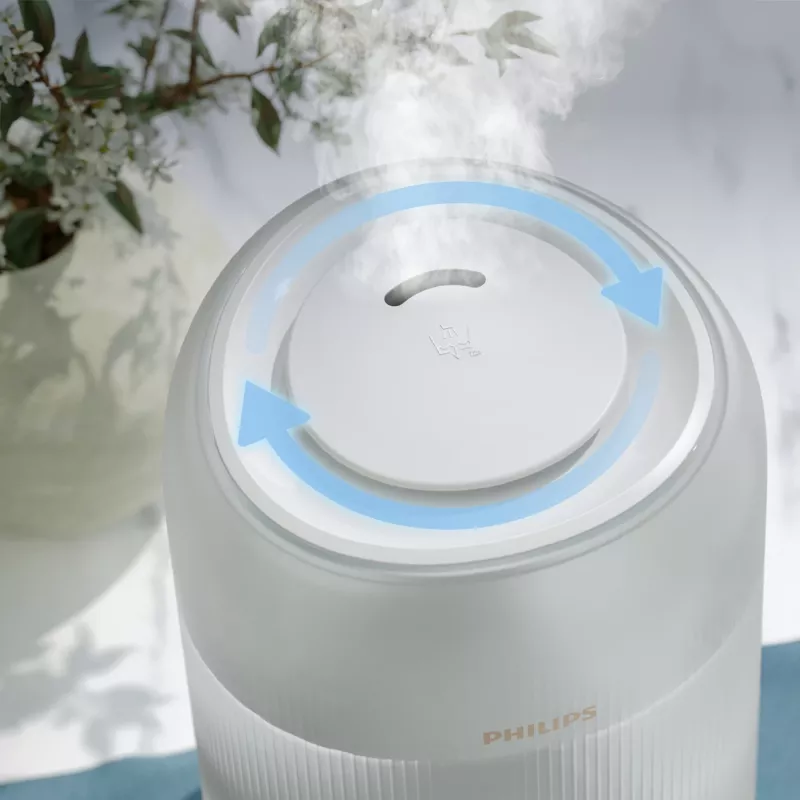 Philips 1000 series HU1510/04 humidifier Ultradźwiękowy 3 L Biały 19 W