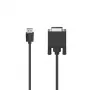 Hama 00200713 adapter kabla wideo 1,5 m DisplayPort DVI Czarny