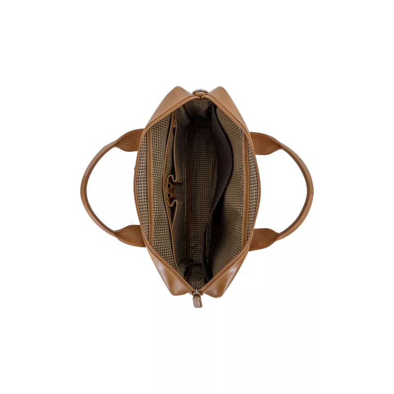 Laptop toploader bag d bramante dbramante1928 Amalienborg 15 inch Tan — pasek na ramię, 1,02 kg