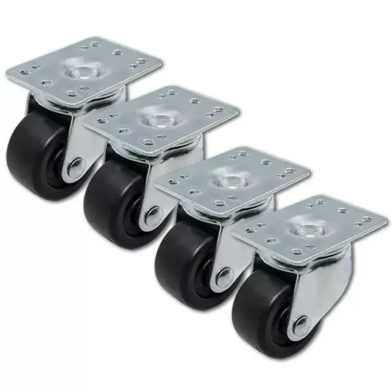 Zestaw kółek do stelaża QOLTEC 4 szt. bez blokady model 54508