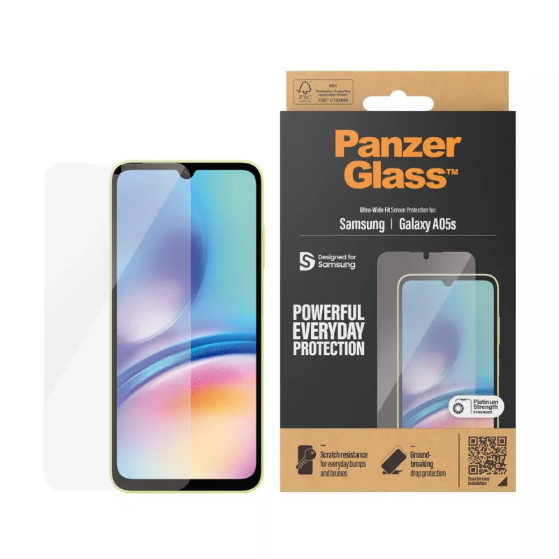 Folia ochronna PanzerGlass 7343 dla Samsung Galaxy A05S Antybakteryjna Odporna na zarysowania