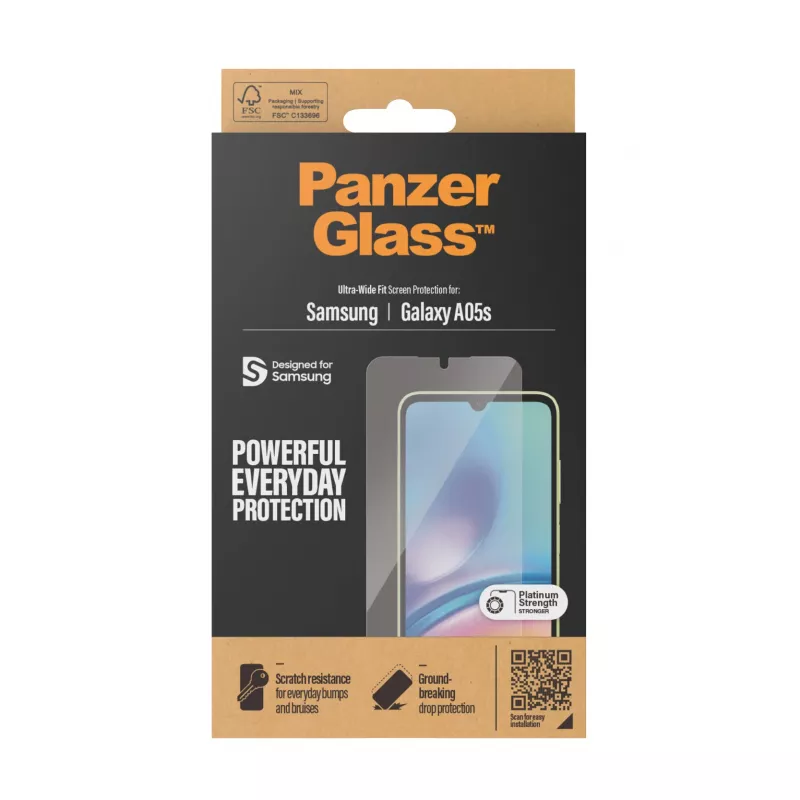 Folia ochronna PanzerGlass 7343 dla Samsung Galaxy A05S Antybakteryjna Odporna na zarysowania