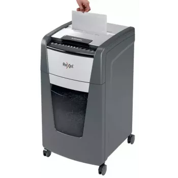 Niszczarka Rexel Optimum Auto+ 300M Mikrocięcie 55 dB 23 cm Czarny, Szary