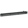Intellinet Patch Panel, Cat6, FTP, 24-Port, 1U, Ekranowany, 90° Bloki LSA do wprowadzania od góry, Czarny
