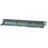 Intellinet Patch Panel, Cat6, FTP, 24-Port, 1U, Ekranowany, 90° Bloki LSA do wprowadzania od góry, Czarny