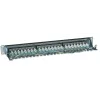 Intellinet Patch Panel, Cat6, FTP, 24-Port, 1U, Ekranowany, 90° Bloki LSA do wprowadzania od góry, Czarny