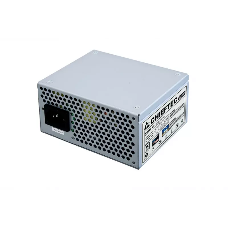 Zasilacz CHIEFTEC SFX-250VS 250 W 20+4 pin ATX SFX Srebrny, wentylator 80 mm, niemodularny