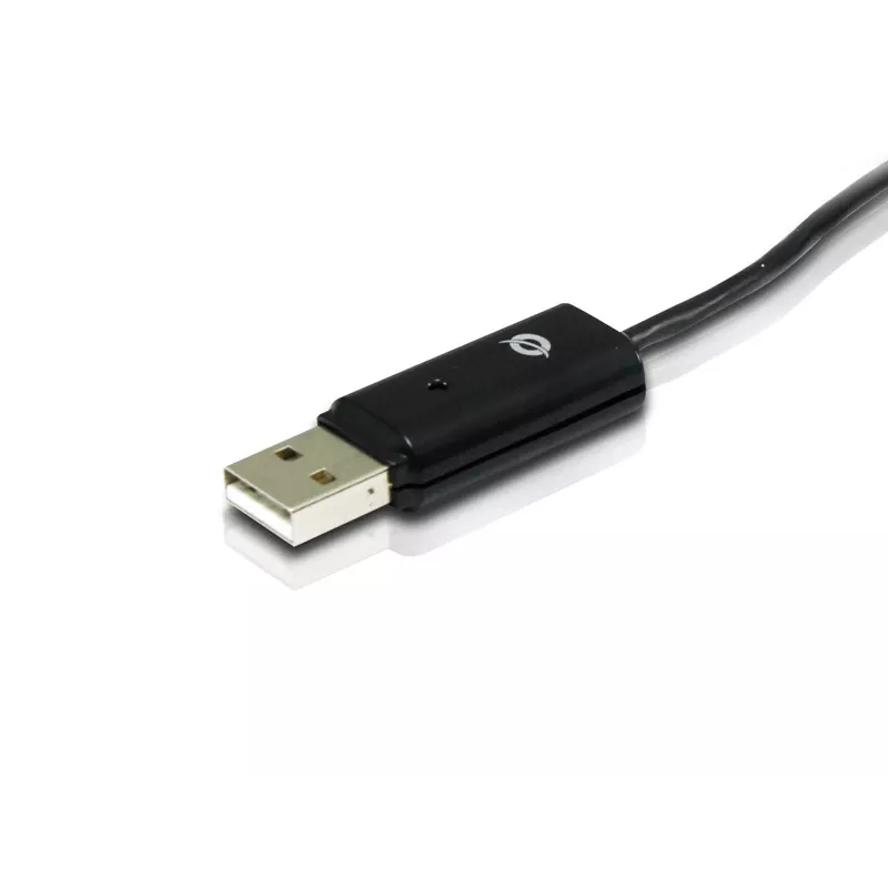 Conceptronic Kabel do udostępniania napędu optycznego USB, 1,8 m, czarny, USB A, USB A, męski/męski, 20 g