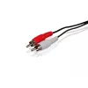 Conceptronic Kabel Audio RCA, RCA, Męski, RCA, Męski, 5 m, Czarny