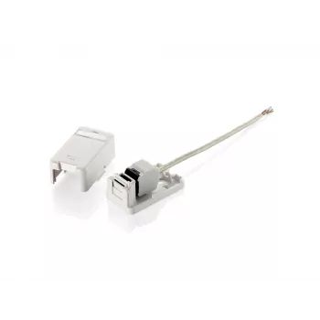 1-Port Keystone Jack Surface Mount Box Equip 125121