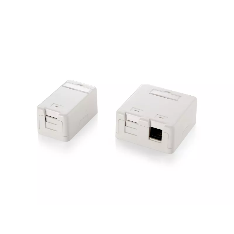 1-Port Keystone Jack Surface Mount Box Equip 125121