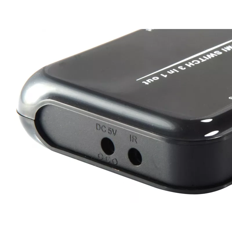 Przełącznik HDMI Equip 1.4 3x1, HDMI, plastik, czarny, IR, 7.1 kanałów, DTS-HD, Dolby TrueHD