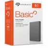 Seagate Basic zewnętrzny dysk twardy 5 TB 2.5 cala 3.2 Gen 1 (3.1 Gen 1) Srebrny
