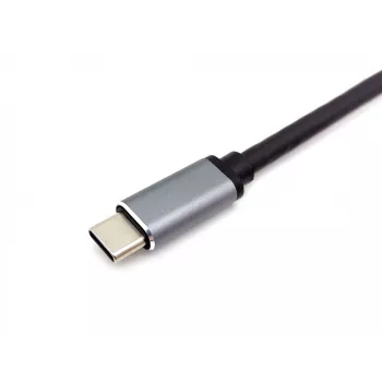 Equip USB-C 7 w 1 wielofunkcyjny adapter, USB 3.2 Gen 1 (3.1 Gen 1) Type-C, 100 W, srebrny, MicroSD (TransFlash), MicroSDHC, SD, SDHC, 4K Ultra HD, 30 Hz