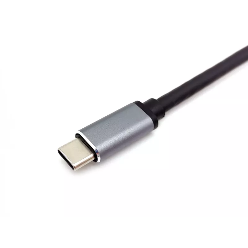 Equip USB-C 7 w 1 wielofunkcyjny adapter, USB 3.2 Gen 1 (3.1 Gen 1) Type-C, 100 W, srebrny, MicroSD (TransFlash), MicroSDHC, SD, SDHC, 4K Ultra HD, 30 Hz