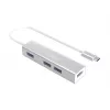 Hub USB-C do 4 portów USB 3.0 Equip, USB 3.2 Gen 1 (3.1 Gen 1) Type-C, USB 3.2 Gen 1 (3.1 Gen 1) Type-A, 5000 Mbit/s, srebrny, aluminium, Windows 10, Windows 7, Windows 8