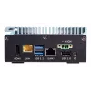 Shuttle Edge PC SPCEL02, Intel Celeron J6412, 1x HDMI, 2x 2.5G LAN, 1x COM, DIO (4x we, 4x wy), 3x USB, 2x M.2, 12-24 V, praca ciągła 24/7, bez wentylatora, zawiera uchwyt VESA i do szyny DIN