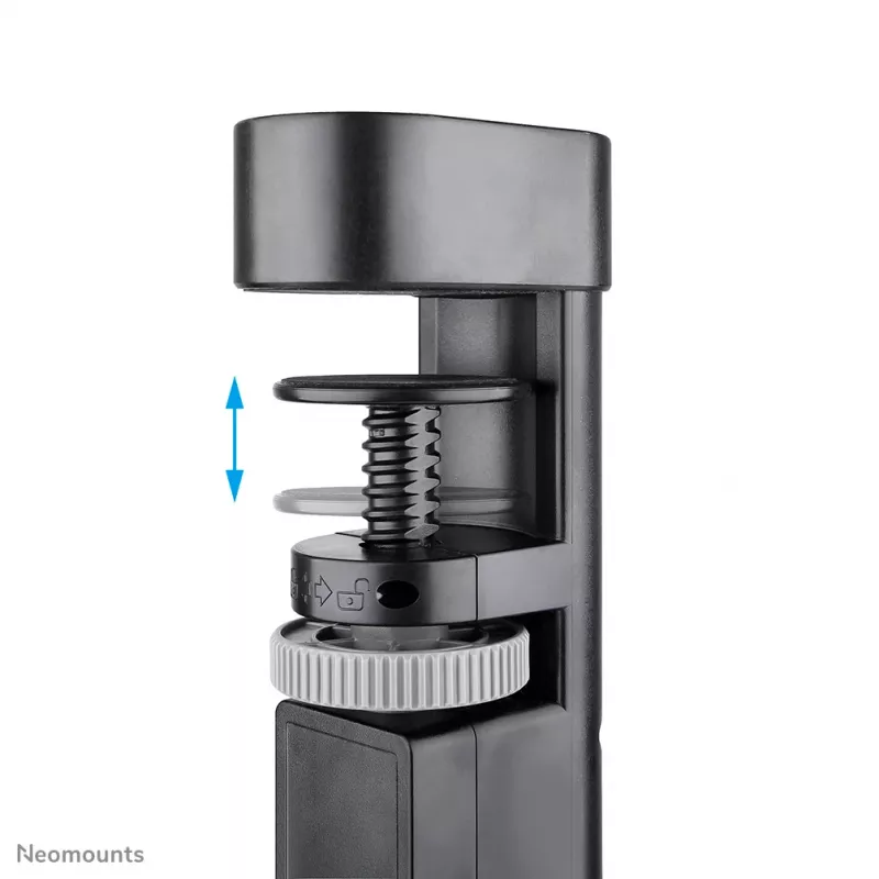 Gniazdo biurkowe Neomounts DS22-840BL6 z zaciskiem i portami USB-C i USB-A – szybkie ładowanie