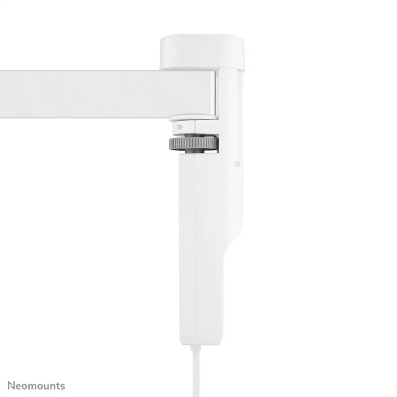Neomounts DS22-840WH6 Gniazdo biurkowe z zaciskiem i portami USB-C i USB-A - Szybkie ładowanie