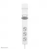 Neomounts DS22-840WH6 Gniazdo biurkowe z zaciskiem i portami USB-C i USB-A - Szybkie ładowanie