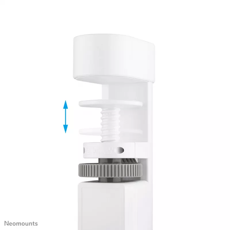 Neomounts DS22-840WH6 Gniazdo biurkowe z zaciskiem i portami USB-C i USB-A - Szybkie ładowanie