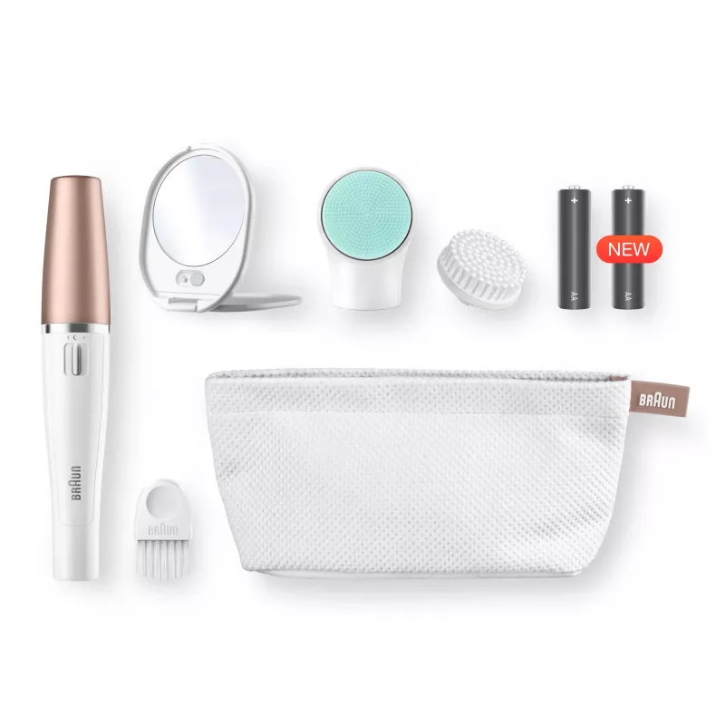 Epilator do twarzy Braun FaceSpa 851V Gold biały