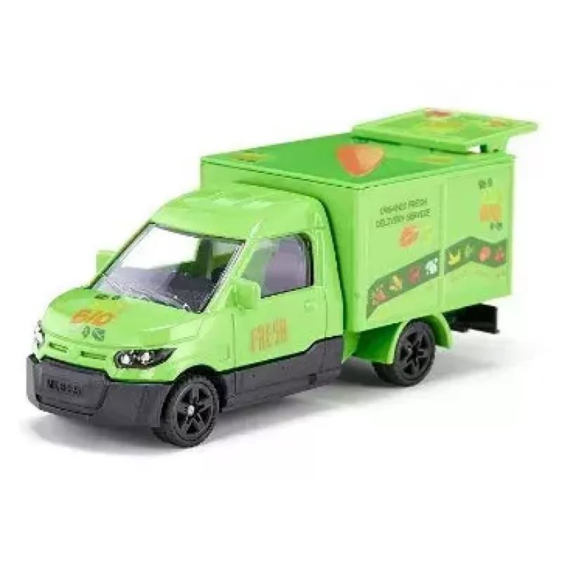 Model Siku Streetscooter Organic Fresh Delivery Service Scooter, gotowy, skala 1:50