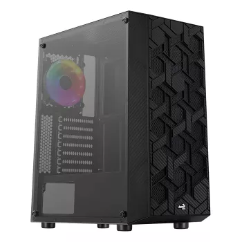 Aerocool Hive-G-BK-v3 Midi Tower Czarny