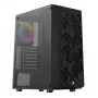Aerocool Hive-G-BK-v3 Midi Tower Czarny