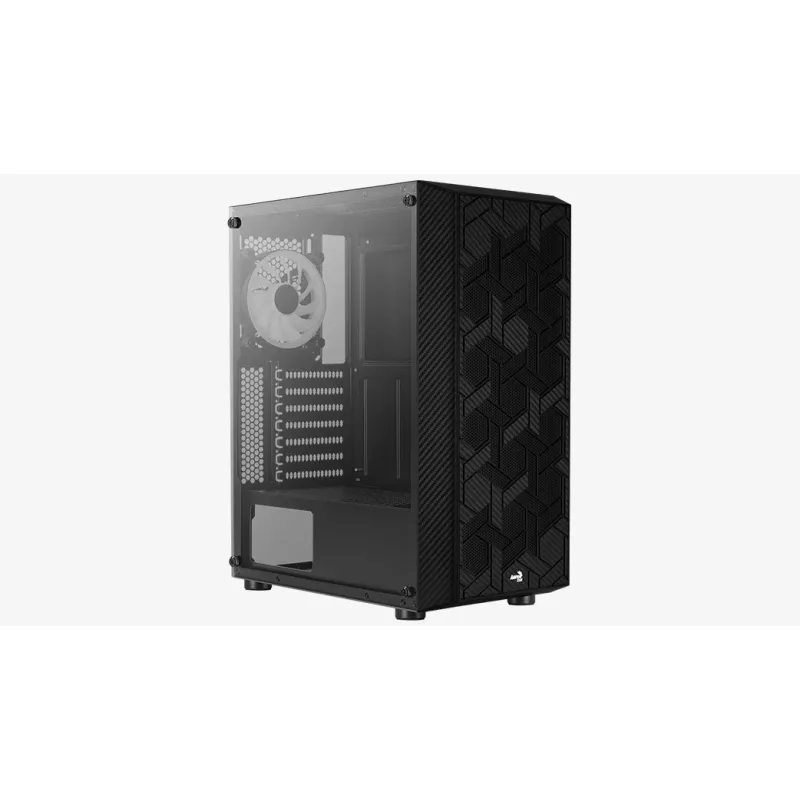Aerocool Hive-G-BK-v3 Midi Tower Czarny