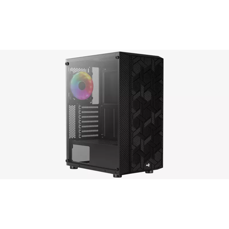 Aerocool Hive-G-BK-v3 Midi Tower Czarny