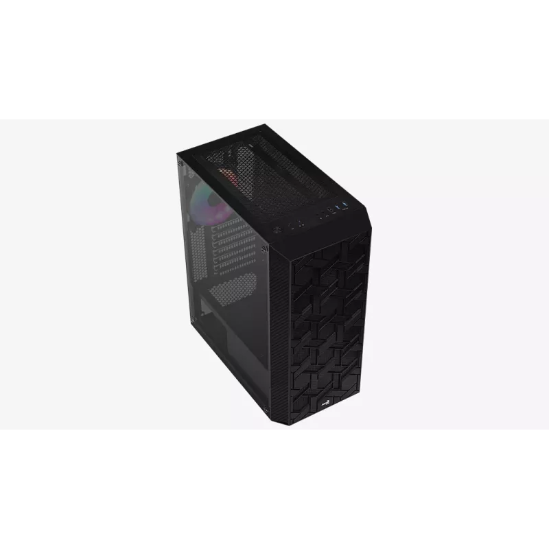 Aerocool Hive-G-BK-v3 Midi Tower Czarny