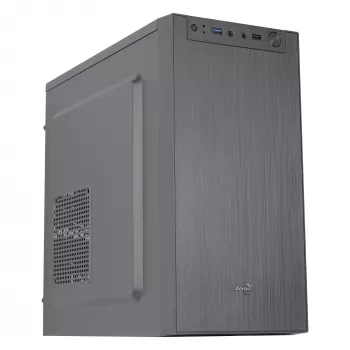 Aerocool CS108BKV1 Kompaktowa obudowa PC Micro ATX Aluminiowa szczotkowana Wentylator 80 cm Czarna