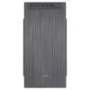 Aerocool CS108BKV1 Kompaktowa obudowa PC Micro ATX Aluminiowa szczotkowana Wentylator 80 cm Czarna