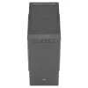 Aerocool CS108BKV1 Kompaktowa obudowa PC Micro ATX Aluminiowa szczotkowana Wentylator 80 cm Czarna