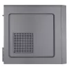 Aerocool CS108BKV1 Kompaktowa obudowa PC Micro ATX Aluminiowa szczotkowana Wentylator 80 cm Czarna