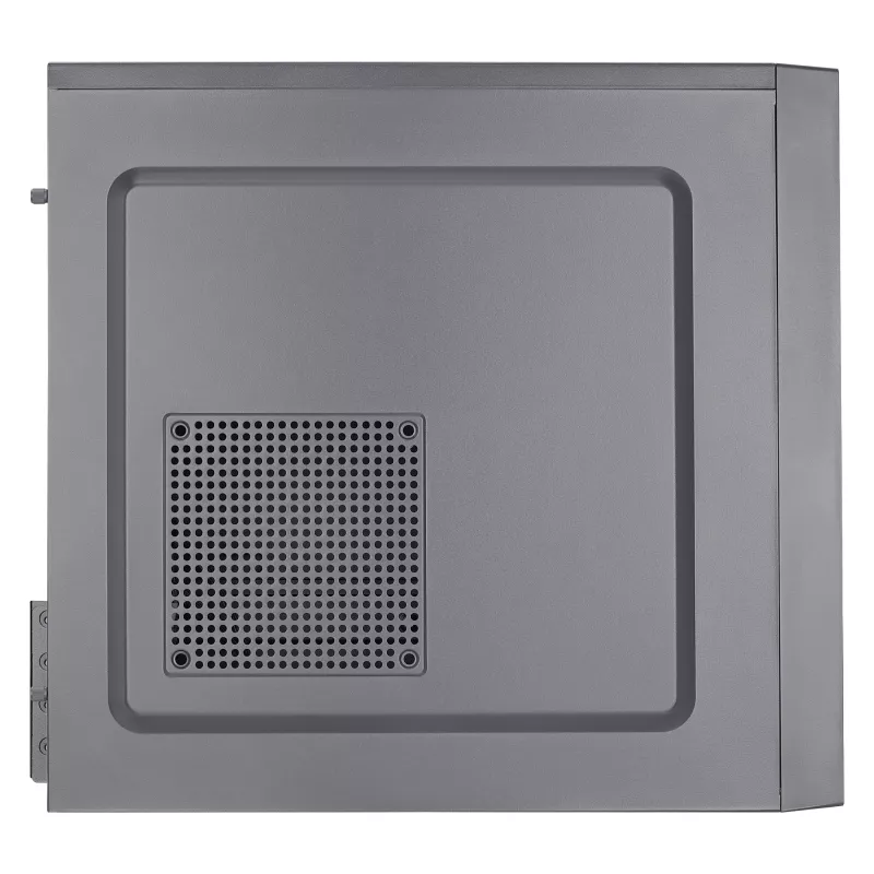 Aerocool CS108BKV1 Kompaktowa obudowa PC Micro ATX Aluminiowa szczotkowana Wentylator 80 cm Czarna