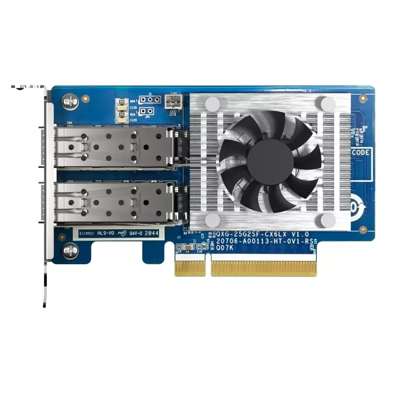 QNAP QXG-25G2SF-CX6 karta sieciowa wewnętrzna światłowodowa 25000 Mbit/s