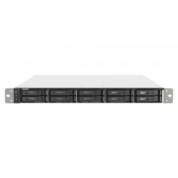 QNAP TS-h1090FU NAS Rack (1U) EPYC 7232P 64 GB DDR4 0 TB QuTS hero Czarny, Szary