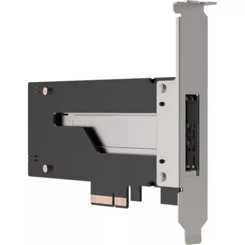 Karta adaptera PCIe NVMe M.2 Icy Dock MB840M5P-B, czarno-srebrna