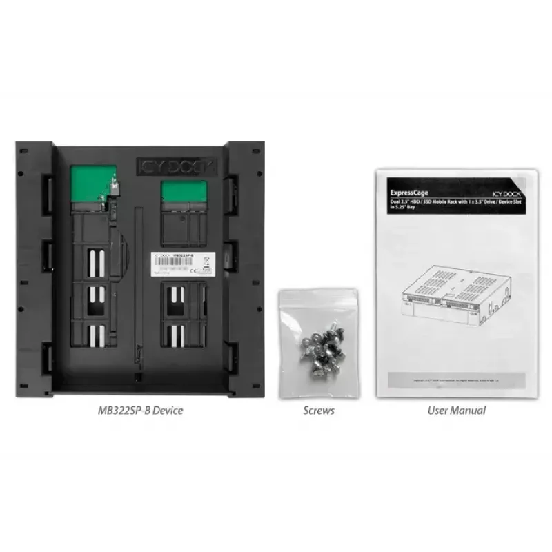Panel wnęki napędu Icy Dock MB322SP-B