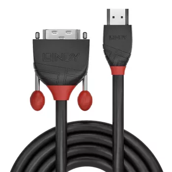 Lindy 1m kabel HDMI do DVI, czarna seria
