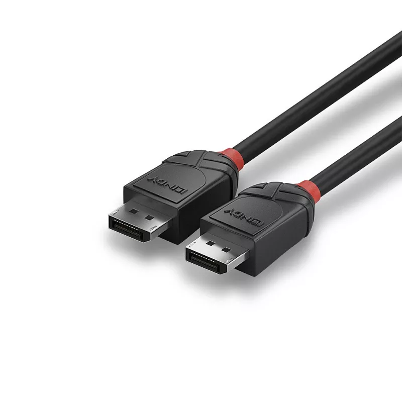 Kabel Lindy DisplayPort 1.2, 1 m, linia Czarny