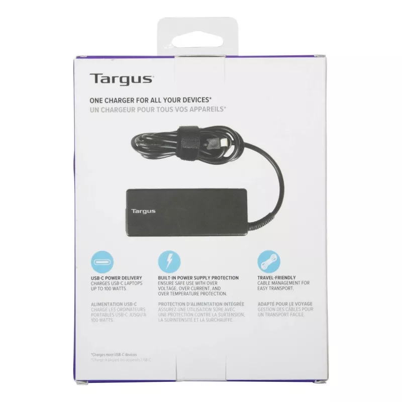 Targus APA108EU power adapter/inverter Indoor 100 W Czarny
