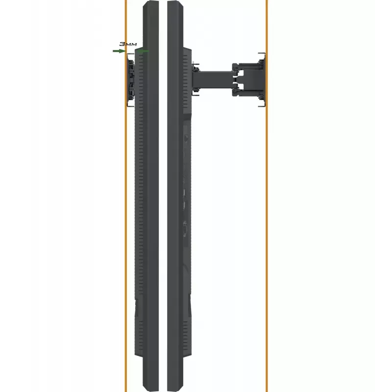 Uchwyt do wyświetlacza iiyama MD-WM0001 165,1 cm (65 cali) Czarny
