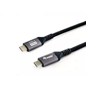 Kabel Equip USB 4 Gen 3 C do C, M/M, 1,2 m, 8K/60 Hz, 40 Gb/s, PD 3.1 240W